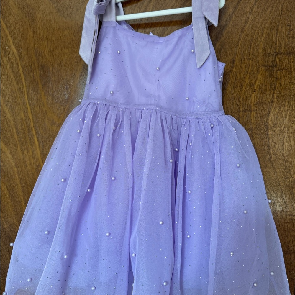 Lola + The Boys Lavender Pearl Dress